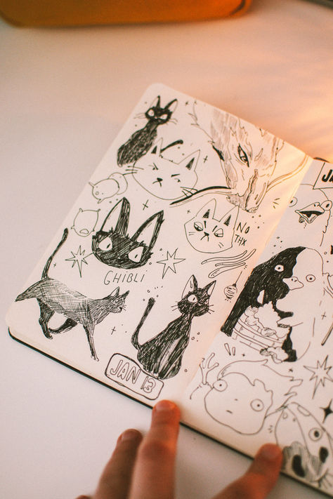 It's a pretty fun sketchbook tour my friends and my first finished sketchbook tour of 2024! As usual my sketchbook goes through a bit of a journey but I had such a good time in this one (minus the beginning where I somehow thought Drawtober was a good idea during one of my busiest times of the year).

Hope you like it! Drawing In Sketchbook Aesthetic, Sketch Book Studies, Beginning Sketchbook Ideas, Ways To Start A Sketchbook, Sketch Book Reference, Mini Sketch Book Ideas, Sketchbook Page Fillers, Sketchbook Oc Page, Unique Sketchbook Ideas