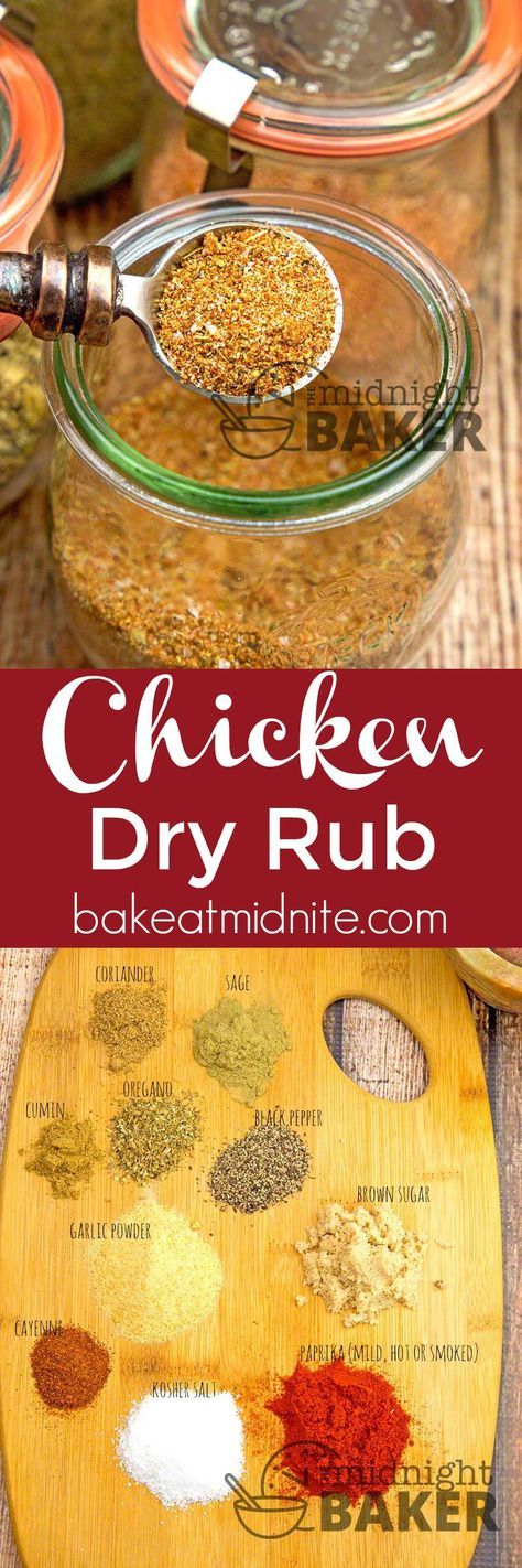 Chicken Dry Rub, Grilled Chicken Legs, Dry Rub For Chicken, Homemade Dry Rub, Dry Rub Recipes, Dry Rubs, Chicken Rub, Meat Rubs, Spice Mix Recipes