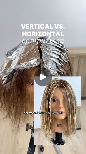 331K views · 1.6K reactions | 📌 SAVE THIS POST FOR FUTURE REFERENCE! 

✅ BUT FIRST: I’ve got a FREE 30 minute class all about how I went from winging it with blondes to having a step by step plan. Comment FRAMEWORK and I’ll send you the link to watch! 

➡️ HORIZONTAL
👉🏼 “sheets” of blonde 
👉🏼 shows less dimension 
👉🏼 my go to for when someone wants to go blonder in one session 

➡️ VERTICAL
👉🏼 “strings” of blonde 
👉🏼 shows more dimension
👉🏼 my go to for when someone wants more dimension visible 

🔥 DID YOU LEARN ANYTHING NEW FROM THIS VIDEO? Tell me below!! 

✅ Don’t forget to comment FRAMEWORK so I can send you my FREE 30 minute class all about how I went from winging it with blondes to having a step by step plan! | The Blonde Chronicles Top Foil Highlights, Dimensional Blonde Placement, Highlight Foil Patterns, Highlight And Lowlight Placement, Ribbon Highlights Foil Placement, Vertical Foil Placement, Lowlight Formulas For Blondes, Quick Foil Placement, Highlight Techniques Foil