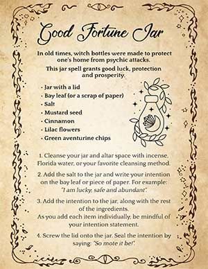 Spells For Good Fortune, Mustard Seed Spiritual Uses, Spells To Bring Good Fortune, Spell For Good Fortune, Cinnamon Prosperity Spell, Witch Correspondence, Good Fortune Spell, Luck Rituals, Salt For Protection