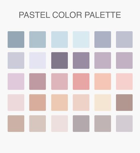 Mute Pastel Color Palette, Natural Pastel Color Palette, Pastel Palette Colour Schemes, Pastel Colour Pallet, Pastel Colors Pallete, Pastel Colours Palette, Soft Pastel Colour Palette, Color Pallet Pastel, Pastel Pallete Colour