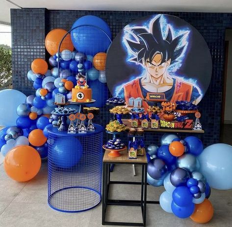 Teen Titans Birthday Party, Goku Birthday, Ball Theme Party, Naruto Birthday, Dragon Birthday Parties, Ball Birthday Parties, Sonic Birthday, Dragon Birthday, Ball Birthday