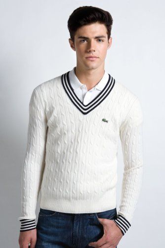 Cricket Sweater Men, Tennis Sweater Mens, Cable Knit Sweater Outfit, Cricket Sweater, Sweater Outfits Men, Tennis Sweater, Stylish Mens Suits, Knit Sweater Outfit, Preppy Mens Fashion