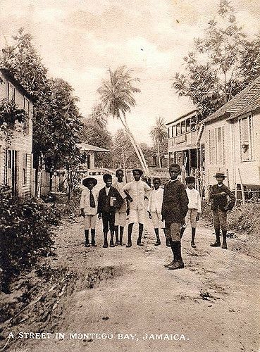 Photograph by Algernon E Aspinall. Image on postcard posted in Retreat, Jamaica 1922. Jamaican Culture History, Jamaica People, Old Jamaica, Jamaica History, Vintage Jamaica, Caribbean Architecture, Reggae Artists, Jamaican Culture, Montego Bay Jamaica