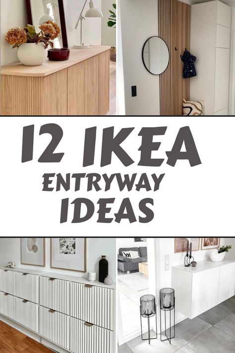 Discover the top Ikea entryway ideas that will transform your space. From stylish storage solutions to practical hacks, find the perfect inspiration to enhance your home’s entrance Ikea Bookshelf Entryway, Tiny Entry Way Storage Ideas, Ikea Hack Coat Rack Entryway, Home Entrance With Shoe Rack, Small Entryway Ideas Japandi, Shoe And Bag Storage Entryway, Front Hallway Storage Ideas, Entryway Ideas Shoes Entrance, Drop Zone Ideas Entryway Closet