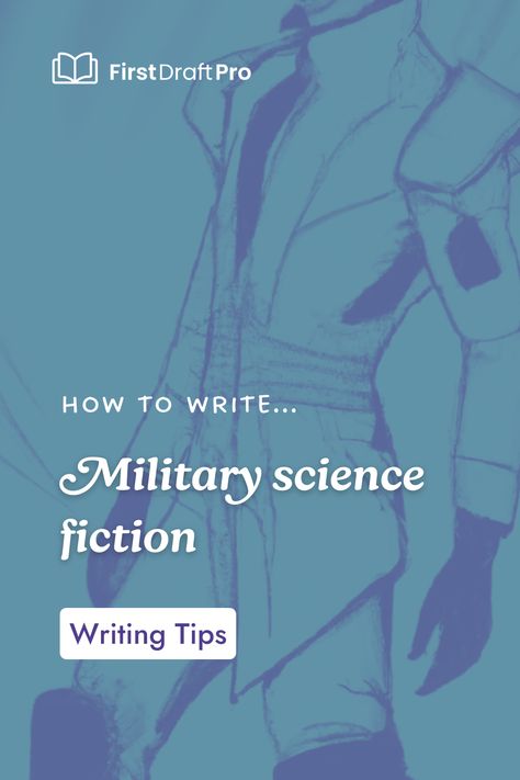 Military sci-fi blends elements of science fiction with military themes, conflicts, and technology – exploring the impact and advancements of these on society in thought-provoking storytelling. ✨ Follow for writing tips, advice, and inspiration ✨ Sci Fi Worldbuilding, How To Write Sci Fi, Sci Fi Writing Tips, Sci Fi Story Ideas, Sci Fi Writing Prompts, Sci Fi Writing, Science Fiction Writing, Writing Sci Fi, Writing Science Fiction