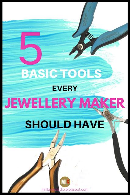 Basic Tool Kit, Jewellery Making Tools, Jewelry Making Business, Round Nose, Chain Nose Pliers, Jewelry Rack, Making Jewellery, Flat Nose, Basic Jewelry