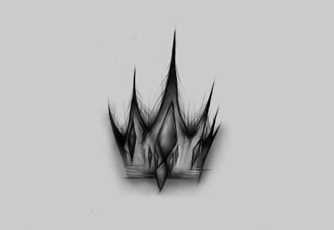 dark crown tattoo - Google Search Dark Crown Drawing, Evil Queen Crown Tattoo, Abstract Crown Tattoo, Tattoo Crown Men, Evil Crown Drawing, Dark Crown Tattoo, Gothic Crown Tattoo, Crown Abstract, Coronas Tattoo