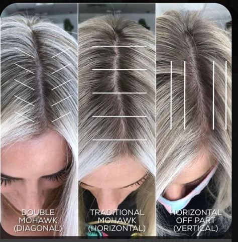 Hair Chart, Hair Dye Videos, Hair Color Placement, Hair Foils, Redken Hair Color, Undercut Long Hair, Redken Hair Products, Colored Hair Tips, Hair Color Formulas