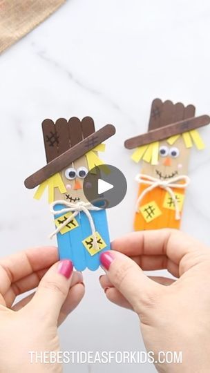 296K views · 7K reactions | POPSICLE STICK SCARECROW 🌾  This is an oldie I made back in 2020 - but it’s still one of my favorites! It’s such a fun fall craft for kids - you just need Popsicle sticks, paper and paint.  I used a small stick for the hat brim but you can also cut one in half.   Follow me @bestideasforkids for more fun crafts for kids. 🌾❤️  #fallcrafts #fallcraftsforkids #diycrafts #craftsforkids #craftymom #craftymama #craftykids #popsiclesticks #kidscrafts | Kim McLeod | The Best Ideas for Kids | Skyline · Season of Fall Popsicle Stick Scarecrow, Stick Crafts For Kids, Halloween Decorations Apartment, Popsicle Stick Crafts For Kids, Scarecrow Crafts, Halloween House Decoration, Nature Journals, Diy Nature, Fun Fall Crafts