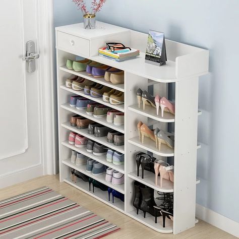 Sofa Frame Construction, Office Cubicle Design, Shoe Rack Cabinet Design, Shoe Rack For Home, Cabinet Hallway, Cubicle Design, Rak Kasut, Comfortable Bedroom Decor, Living Room Decor Tips