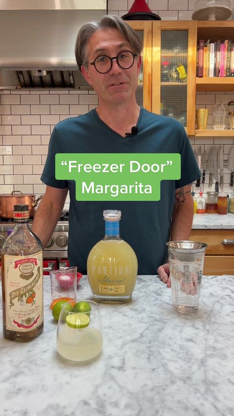 Freezer Door Margarita, Freezer Door Cocktails, Freezer Margaritas, Freezer Cocktails, Freezer Door Cocktail Recipes, Freezer Door Cocktail, Fondue Dinner Party, Crafty Cocktails, Patio Drinks