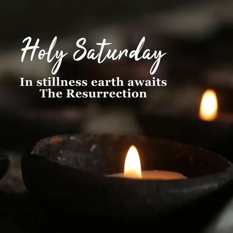 O GOD. CREATOR OF HEAVEN AND EARTH: Grant that, as the crucified body of Your dear Son was tid in the tomb and rested on this holy sabbath day, so we may await with Him the coming of the third day, and rise with Him to newness of life; Who now lives and reigns with You and the Holy Spirit, one God. forever and ever. Amen. Have a blessed Saturday Holy Saturday Catholic Images, Easter Saturday Blessings, Holy Saturday Bible Verse, Holy Saturday Blessings, Silent Saturday Easter, Holy Week Quotes, Holy Saturday Images, Holy Saturday Quotes, Spiritual Bouquet