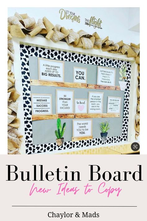 Bulletin Board Ideas For Students, Office Bulletin Boards Ideas, Teachers Board Ideas, Pretty Bulletin Board Ideas, Board Designs For School, Bulliton Bored Ideas For School, Fun Work Bulletin Board Ideas, Bulletin Board Ideas For Principals, Sophisticated Bulletin Board Ideas