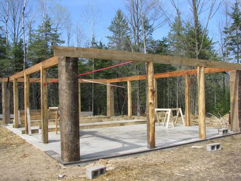 Cordwood Education Center | Cordwood Construction ™ Outdoor Cabana Ideas, Cordwood Homes, Cob Building, Outdoor Cabana, Shed Building, Cord Wood, Modern Shed, Shed Building Plans, Cob House