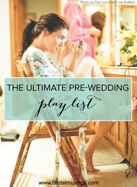 The Ultimate Pre-Wedding Playlist; Songs To Get Ready To Pre Ceremony Music Wedding, Bridesmaid Duties, Wedding Playlist, Christina Perri, Bouquets, Bridal Musings, Wedding Songs, Wedding Music, Sister Wedding