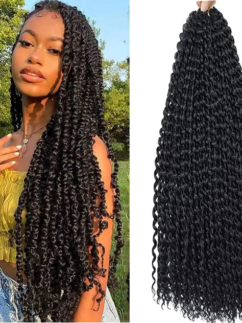 Blissource Passion Twist Hair 30inch 7Packs Water Wave Crochet Hair Extensions Passion Twist Crochet Hair Passion Twists Braiding Hair (30inch,1B) Twists Braiding Hair, Handsome Black Boy, Black Boy Fashion, Water Wave Crochet Hair, Passion Twist Crochet, Water Wave Crochet, Passion Twist Hair, Black Ginger, Twists Hairstyles