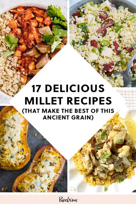 17 Delicious Millet Recipes That Make the Best of This Ancient Grain Healthy Grains Recipes, Ancient Grains Recipes, Grains Recipes, Millet Recipes, Lectin Free, Grain Recipes, Plant Paradox, Grain Bowls, Healthy Grains