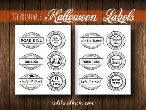 Diy Halloween Food Ideas, Halloween Food Labels, Halloween Chili, Halloween Labels Printable, Diy Halloween Food, No Guidance, Labels Ideas, Witches Tea, Halloween Themed Party