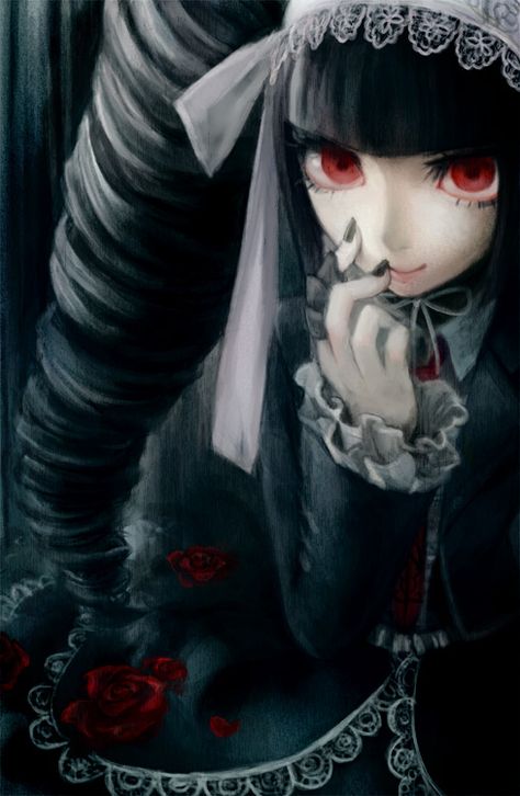 Celestia Ludenberg | DanganRonpa Celestia Ludenberg, An Anime, Danganronpa, Anime Character, Black Hair, Red, Anime, Hair, White