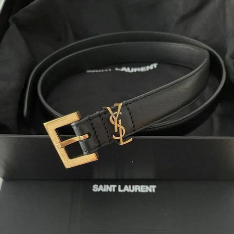 Ysl Inspired Outfit, Ysl Belt Outfit, Yves Saint Laurent Aesthetic, Yves Saint Laurent Belt, Saint Laurent Outfit, Saint Laurent Aesthetic, Yves Saint Laurant, Belts Aesthetic, Ysl Aesthetic