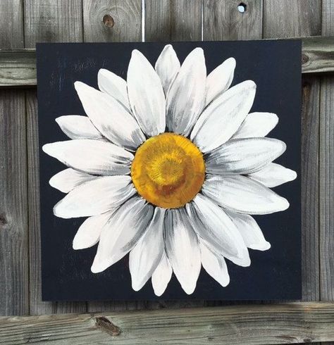 1000+ ideas about Black Canvas Paintings on Pinterest | Canvas ... Black Canvas Paintings, Daisy Painting, Simple Canvas Paintings, Cute Canvas Paintings, Easy Canvas Art, Soyut Sanat Tabloları, Easy Canvas Painting, Art Tumblr, Painting Party