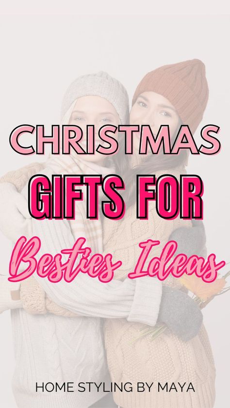 Christmas gifts for best friends, 2024 christmas gifts for besties Perfect Gifts For Best Friend, Cool Gifts For Best Friends, Good Gift For Best Friend, Gifts For Sorority Sisters, Things To Do With Your Friends For Christmas, Homemade Ornaments For Friends, Gifts For Bestie Christmas, Cute Christmas Ideas For Best Friends, Christmas Presents For Best Friend Girl