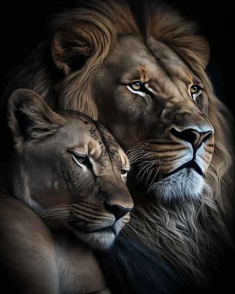 leo on Instagram: "When two lions fall in love, the whole jungle stops and takes notice 🦁❤️😻 . . . @lion.savannah © All Rights Reserved . #powercouple #wildandfree #lionlove" Lion Couple Wallpaper, Lion Wallpapers, Xman Marvel, Two Lions, Lion Live Wallpaper, Big Cats Photography, Lion Couple, Lion Family, Lion Artwork