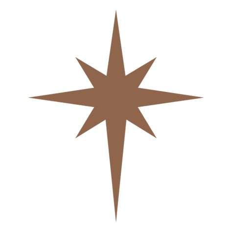 Eight point star brown #AD , #point, #brown, #star Four Point Star Tattoo, Star Shape Aesthetic, Aries Vibes, Four Point Star, Brown Drawing, Eight Point Star, 8 Pointed Star, Brown Png, Graphic Star