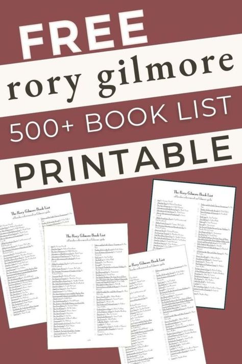 Gilmore Book List, Rory Gilmore Reading List, Book List Printable, Gilmore Girls Books, Rory Gilmore Reading, Rory Gilmore Books, Beloved Toni Morrison, Driving Miss Daisy, Book Reading Journal