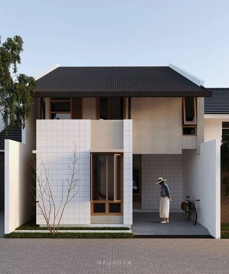 All Posts • Instagram Small Japanese House, Japanese House Exterior, Industrial House Exterior, Japan House Design, Japanese Modern House, Modern Japanese House, Japandi House, Keep Strong, Japan Home