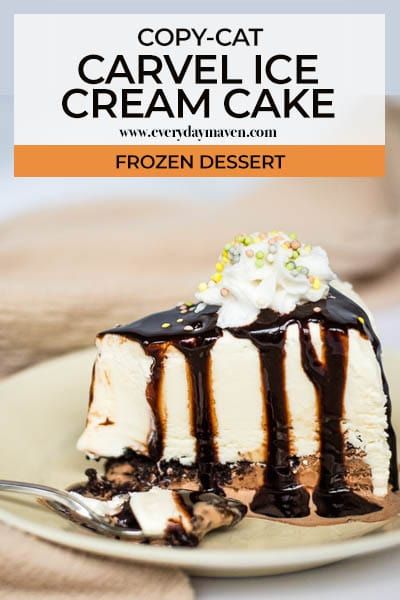 Gluten Free Ice Cream Cake, Carvel Ice Cream Cake, Fall Ice Cream, Carvel Ice Cream, Pudding Pops, Gluten Free Ice Cream, Cookie Crumble, Ice Cream Cake Recipe, Frozen Dessert Recipe