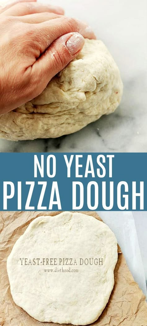 Recipe For Pizza Dough, Yeast Pizza Dough, Dough Recipe Easy, Quick Pizza Dough, Recipe For Pizza, No Yeast Pizza Dough, Pizza Lasagna, Quick Pizza, Pizza Dough Recipe Easy