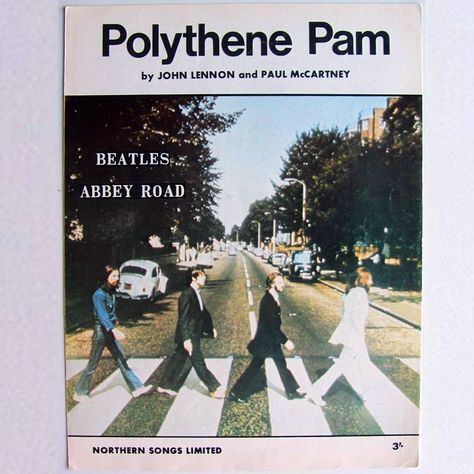 POLYTHENE PAM⠀ Well you should see Polythene Pam⠀ She's so good looking but she looks like a man⠀ Well, you should see her in drag dressed… The Beatles Poster, Pete Best, Stuart Sutcliffe, Golden Slumbers, Vinyl Album Covers, Epiphone Casino, Paul Mccartney Beatles, The Flaming Lips, Beatles Poster