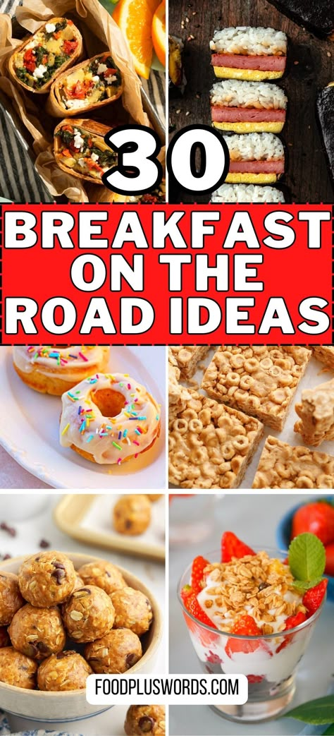 Make ahead breakfast, breakfast items, yummy breakfast, breakfast recipes Sack Breakfast Ideas, Easy Rv Breakfast Ideas, In The Car Breakfast Ideas, Quick Morning Breakfast On The Go, To Go Breakfast Ideas Make Ahead, Easy Take Along Breakfast Ideas, Easy Road Trip Breakfast, College Breakfast Ideas On The Go, Healthy Travel Breakfast Ideas