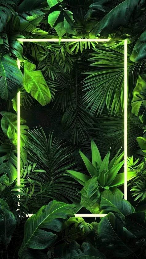 Iphone Plant Wallpaper, Jungle Drawings, Leaf Iphone Wallpaper, Leaves Iphone Wallpaper, Iphone Wallpaper Neon, Iphone Neon Wallpaper, Green Wallpaper Iphone, Iphone Wallpaper Dark, Nature Jungle