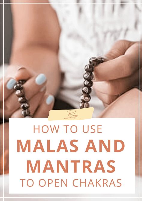 How To Use Mala Beads, How To Use Mala Beads Meditation, Mala Meditation Mantras, Mala Beads Meaning, Open Chakras, Open Your Chakras, Mala Mantra, How To Open Chakras, Mala Beads Diy