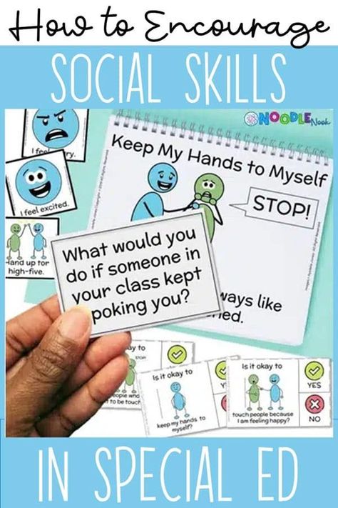 Promoting social skills in special education is essential. Discover helpful strategies and instructional activities that encourage social skills and communication. Using tools like social stories, role playing exercises, group activities, and visual support can help improve communication, cooperation, and positive social interactions. Read more on how to help your students improve their social skills. Halloween Social Skills Activities, Accepting No Social Story, Social Emotional Skills Free Printable, Social Skills For Kindergarten, Social Skills Crafts, Aba Social Skills Activities, Social Skills Lessons Special Education, Communication Therapy Activities, Social Skills Games For Teens