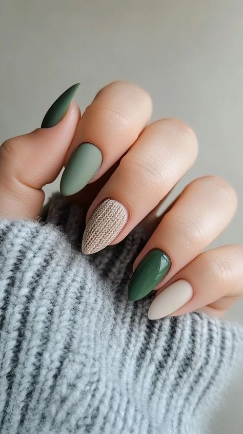 Subtle & Chic: The Neutral Fall Nail Colors Everyone's Obsessed With! - Oh La De Eucalyptus Color Nails, Nude And Green Nails, Neutral Fall Nail Colors, Grey Matte Nails, Fall Gel Nails, Fall Nail Colors, Fall Treats, Warm Undertone, Deep Burgundy