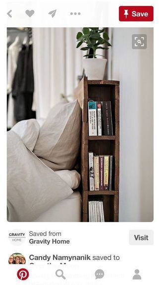 Small Bedroom Organization Ideas, Bedroom Organization Ideas, Small Space Storage Solutions, Creative Headboard, Small Bedroom Organization, Small Modern Living Room, How To Make Headboard, Bookshelves In Bedroom, Small Bedroom Storage