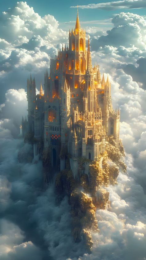 wallpaper aesthetic, fantasy art, wallpaper, background, fantasy photography, digital art, fantasy illustrations, castle, clouds, dreamy, magical, fantasy world, surreal, enchanting, whimsical, ethereal, picturesque, mystical, atmospheric, otherworldly, fantasy landscape, fairytale, floating castle, cinematic, artistic, captivating, sky-high, imaginative, breathtaking Fantasy World Illustration, Magical Fantasy World, Floating Castle, Cloud Castle, Background Fantasy, Castle Background, Photography Digital Art, Mystical Places, World Wallpaper