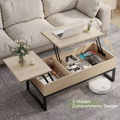 Coffee Table Desk Combo, Fold Up Coffee Table, Coffee Table With Lift, Coffee Table W Storage, Games Coffee Table, Practical Furniture, Liftable Coffee Table, Pull Out Coffee Table, Living Room Table With Storage