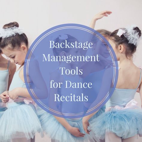 Check out these tips for making sure the show going on backstage at your dance recital goes off without a hitch. Dance Recital Organization, Dance Recital Checklist, Backstage Dance Recital Activities, Dance Teacher Tools, Salsa Dance Lessons, Ballet Mom, Dance Studio Owner, Ballet Recital, Dance Camp