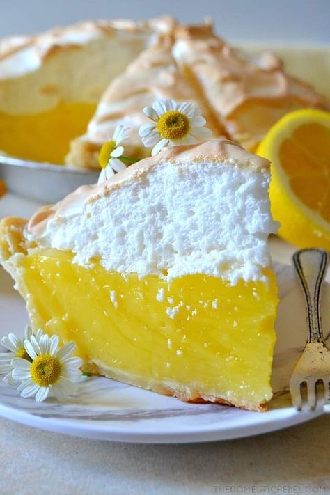 Chicken Cannelloni, Best Lemon Meringue Pie, Ricotta Spinach, Lemon Pie Recipe, Meringue Pie Recipes, Lemon Custard, Flaky Pie Crust, Lemon Meringue Pie, Perfect Pies