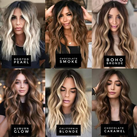 Per your request here is a look book of some of my favorite lived-in looks. Not only different tonalities, but different placement as well.… | Instagram Hair Color Suggestions, Hair Color Trends For Brunettes, Haircut Trending, Spring Hair Color Trends, Ideas New Year, Hair Color Idea, Hair Color Formulas, Gorgeous Hair Color, Spring Hair Color