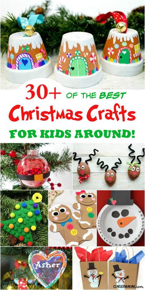 What better way to spend a snowy afternoon than creating fun Christmas crafts? From reindeer, Santa, and more, the kids will be delighted for the chance to make these fun and easy crafts! #christmascraftsforkids #craftsforkids #kidscrafts Best Christmas Crafts, Christmas Countdown Crafts, Fun And Easy Crafts, Preschool Christmas Crafts, Christmas Crafts For Kids To Make, Kids Christmas Ornaments, Christmas Arts And Crafts, Christmas Crafts To Make, Fun Christmas Crafts