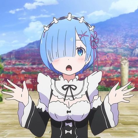 Re:zero Rem Icon, Re Zero Wallpaper, Rem Re Zero, Ram And Rem, Re Zero Rem, Icons Girls, Drawing Projects, Re Zero, Anime Kiss