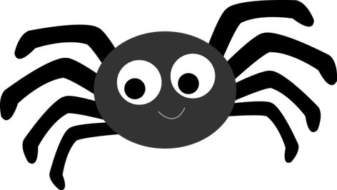 Pin the Spider on the Web Free Printable Halloween Spider Template, Spider Printable, Spider Clipart, Spider Cartoon, Hello Kitty Clipart, Moldes Halloween, Spider Drawing, Halloween Printables Free, Cartoons Png