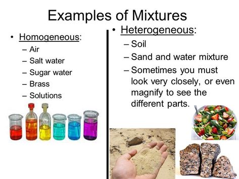 Examples Of Mixtures, Grade 7 Science, Mixtures And Solutions, Heterogeneous Mixture, School Stickers Labels, Homogeneous Mixture, Materials And Structures, Effective Study Tips, Science Topics