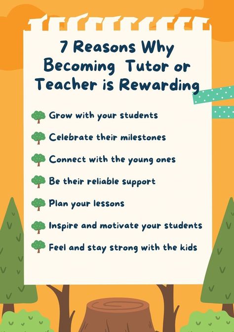 Are you considering being a tutor/teacher? When you become a tutor or teacher, you are guiding our younger generations to lead our future. You have a great responsibility and you have to be passionate about teaching as well as knowing your purpose as a teacher. Today, we break down 7 reasons why becoming a tutor or teacher is one of the most rewarding careers. Lead Teacher Responsibilities, Why I Became A Teacher, How To Be A Great Teacher, How To Become A Teacher, How To Be A Good Teacher, Tutoring Aesthetic, Tutor Aesthetic, Motivation For Future, Teacher Teaching Students